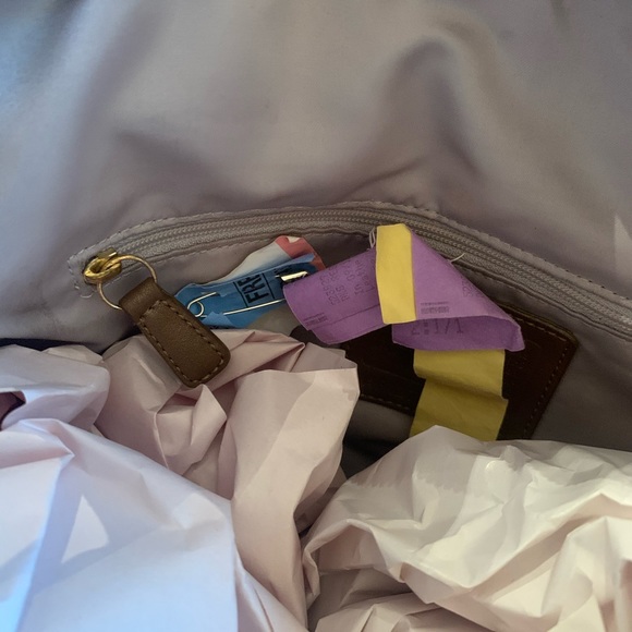 Coach Purse gold tan hand bag professionally restored - Picture 5 of 6